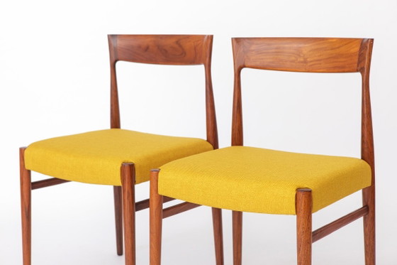 Paar Vintage Teak Eetkamerstoelen van Casala, nieuw gestoffeerd, Duitsland, jaren 60 – Textile (photo 3 of 11)