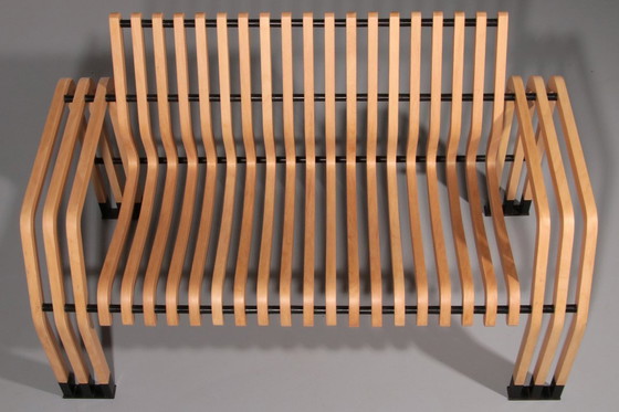 Image 1 of Banco "Scheletro" de Kari Asikainen, P. O. Korhonen Oy, Finlandia, años 80