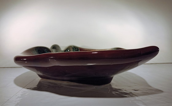 Image 1 of Plat à glaçure de Vallauris