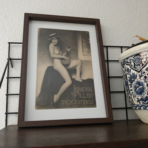 Copertina originale Art Déco francese "Jeunes Filles Modernes" | Le edizioni di Parigi | 1920/30 circa