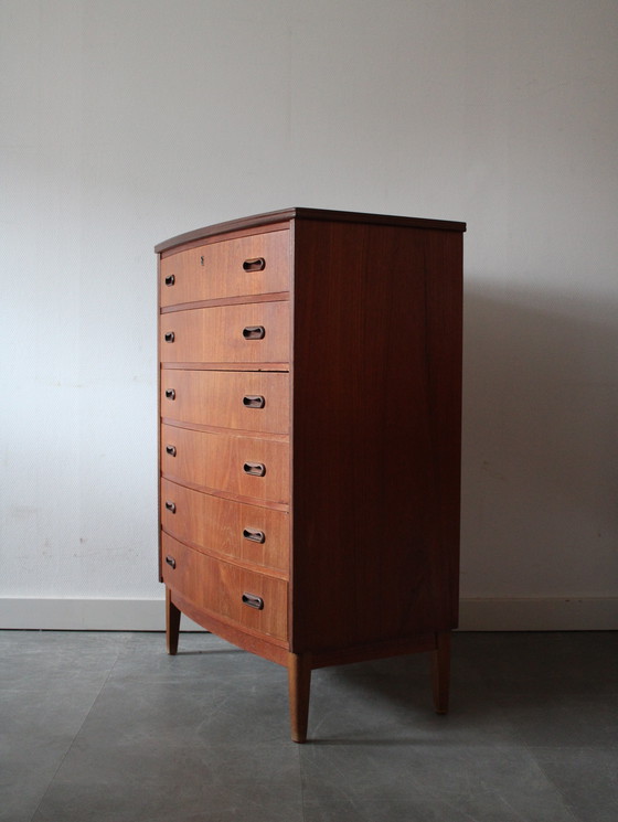 Image 1 of Vintage Danish chest of drawers in teak
