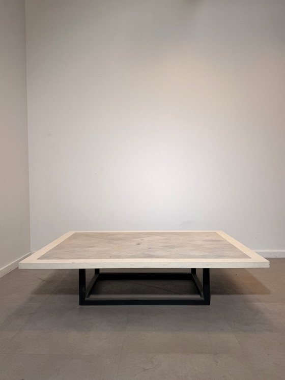 Image 1 of Mesa de centro Galuchat – Tablero de piel de raya