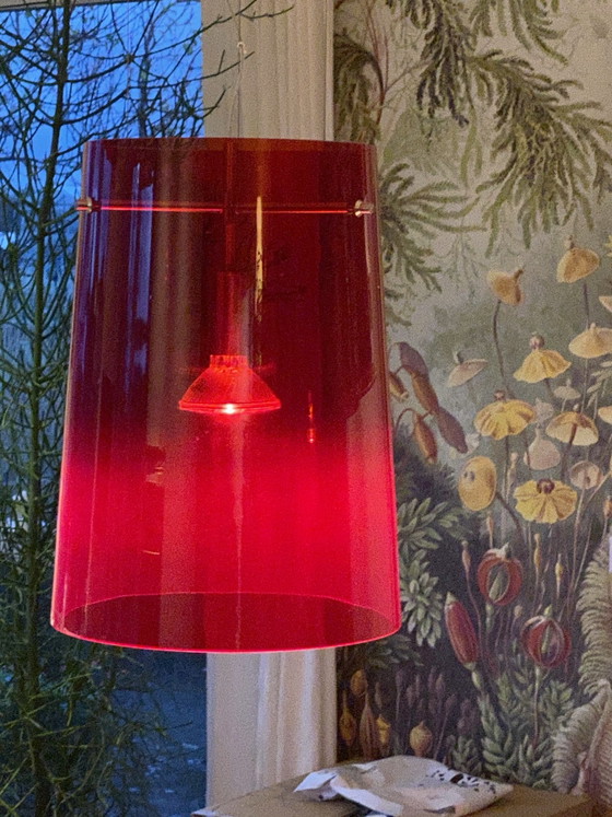 Lampada a sospensione Pradina Sera S3 Mengotti vetro opale rosso – Prandina, Lampade a sospensione (photo 5 of 5)