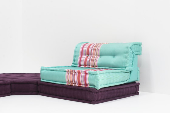 Image 1 of Roche Bobois Mah Jong Sofa Kenzo Takada Ontwerp Van Hans Hopfer , Set Of 15