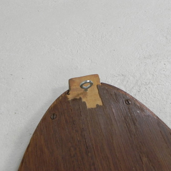 Image 1 of Ovale spiegel met geslepen rand, jaren '50