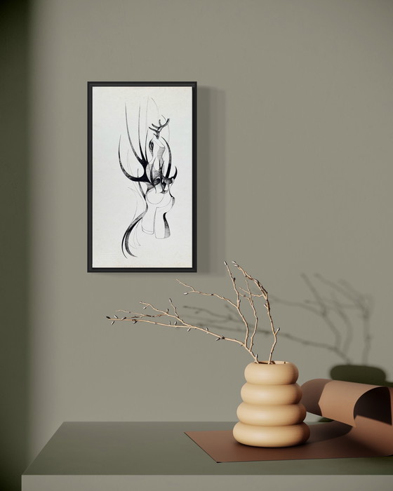 Image 1 of Eugène Eechaut (1928-2019) - Ink Composition (1970)