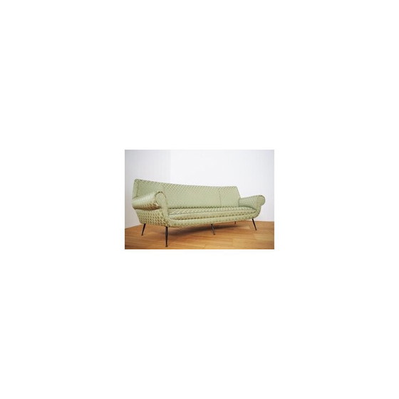 Image 1 of Vintage curved sofa by Gigi Radice, 1950s