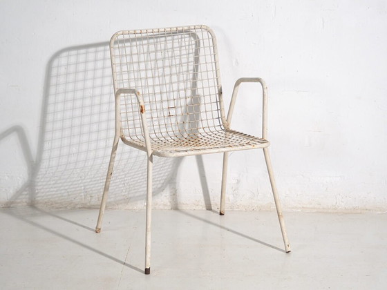 Antique outdoor chairs with armrests (c.1920). Set of 4 pieces #4 – Garden chairs, Iron (photo 36 of 40)