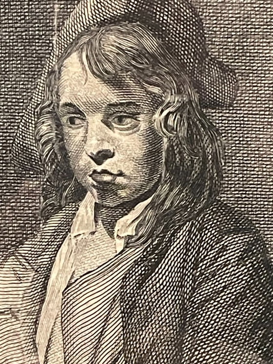 La Dévotion sincère au logis – Incisione da Greuze – 51,5 cm – Litografie e stampe, Paper (photo 3 of 12)