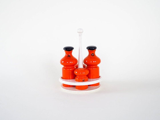 Image 1 of Ceramic spice set, Italian design, 1960s, made in Italy