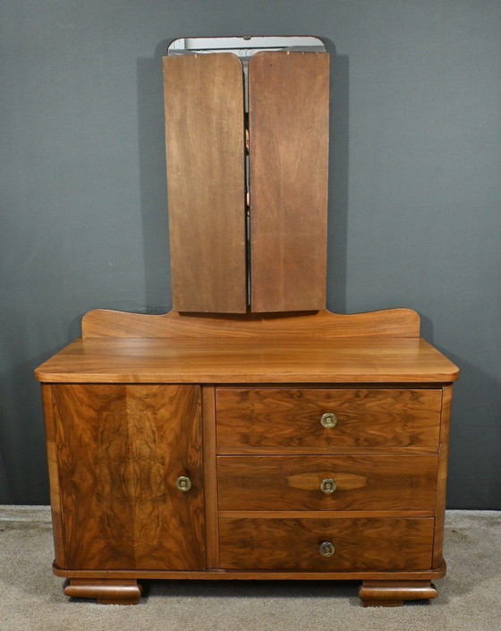 Image 1 of Burr Walnut Dressing table, Art Deco - 1930