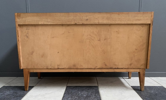 Image 1 of buffet bas en bois brun des années 1960