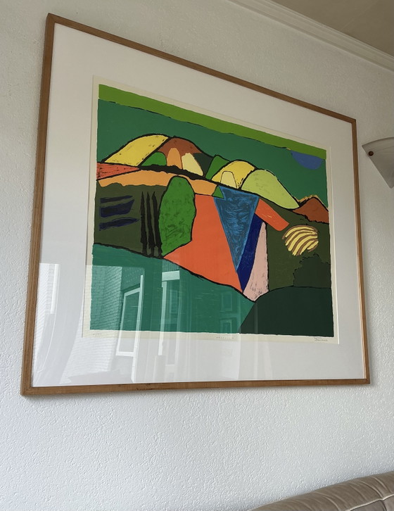Ronald Boonacker - Andalucia, Sérigraphie – Objets d'art, Paper, Wood (photo 4 of 9)