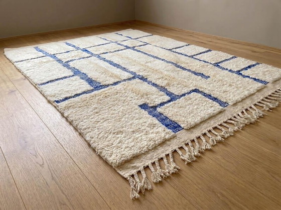 Alfombra bereber tradicional hecha a mano de 2/3 m – Aime Té, Wool (photo 5 of 7)
