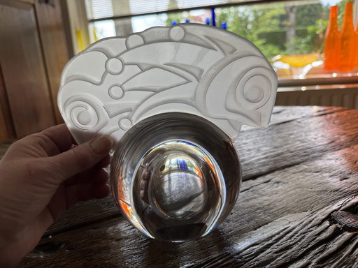 objet en verre Leerdam Serica Willem van Oijen 2004
