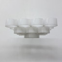 Mid Century Lucite Cirkels Plafondlamp, 1970