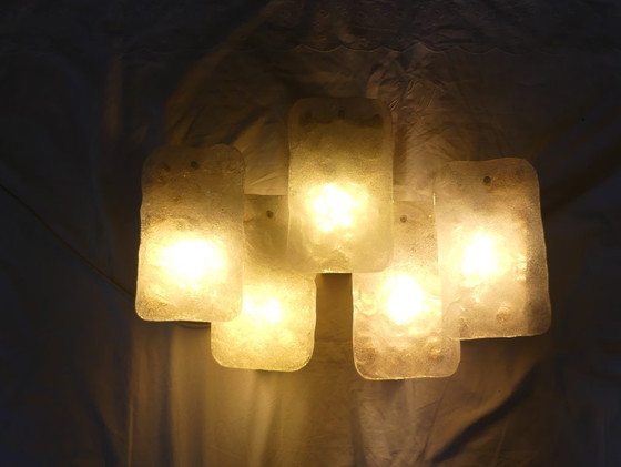 Image 1 of Kaiser wandlamp, wandlamp, ijsglas, jaren 60/70, UK1aeb