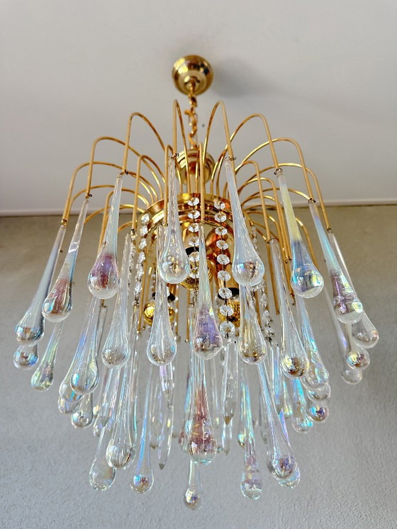 Lustre Goutte Iridescent Vintage – Glass, Metal (photo 13 of 13)