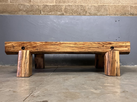 Image 1 of Brutalistische Japandi Wabi Sabi Salontafel