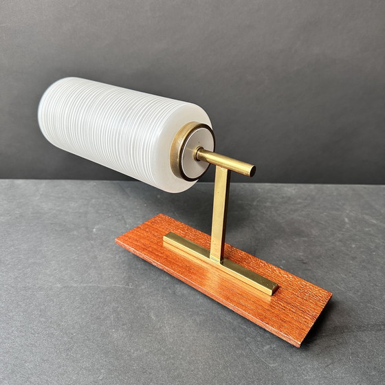 Image 1 of Midcentury teak wall light