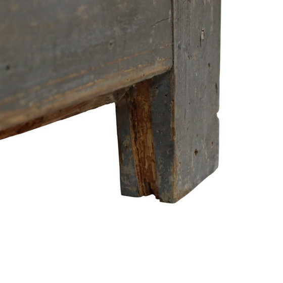 Image 1 of Characterful Old Blue Workbench Sideboard