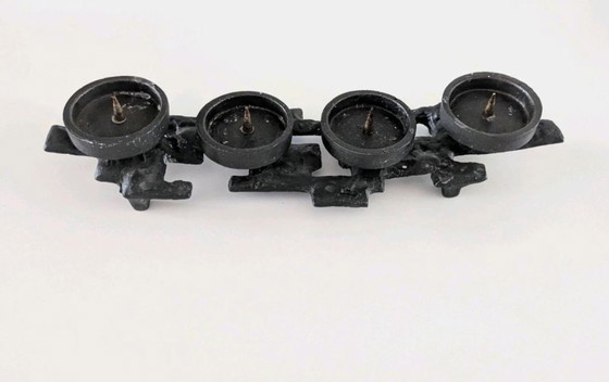 Image 1 of MCM 1960s Brutalist Design Weihnachten Advent Kerzenhalter