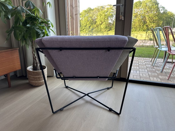 Poltrona Van Speyk Di Rob Eckhardt Per Pastoe – Poltrone, Metal, Textile (photo 9 of 9)