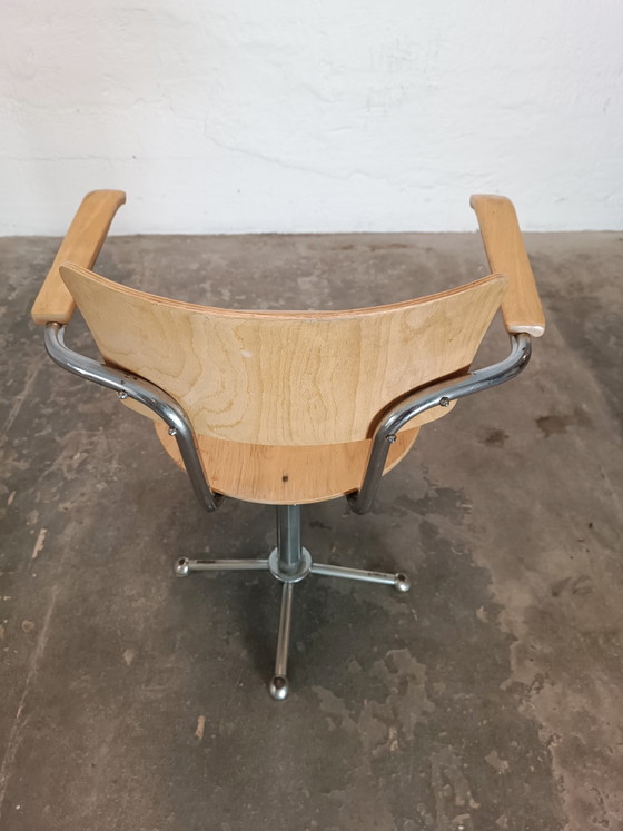Vintage industrial chair – Office chairs, Metal, Wood (photo 6 of 15)
