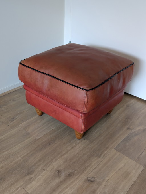 BAXTER hocker/pouf in bull-leather (bull)