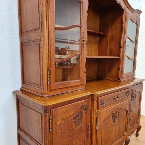 Credenza con Vetrina Vintage Cassettiera Mobile a Parete – Credenze con vetrina, Glass, Wood (photo 10 of 17)