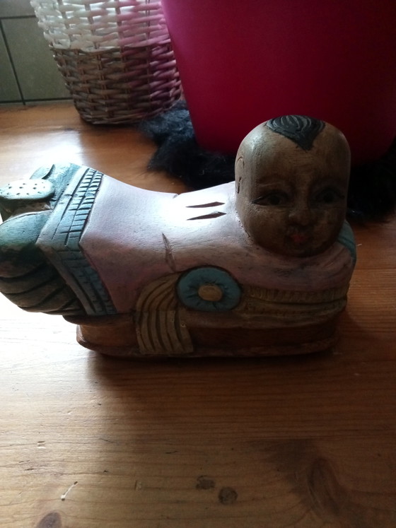 Bouddha couché en bois – Sculptures, Wood (photo 6 of 6)