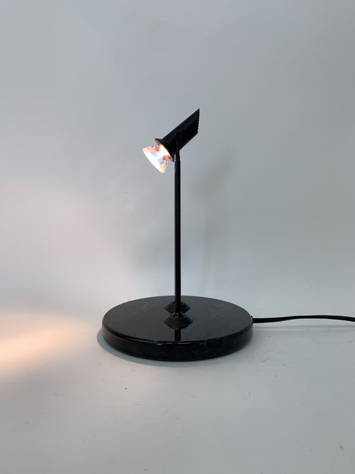Lámpara de mesa extensible posmoderna, década de 1980