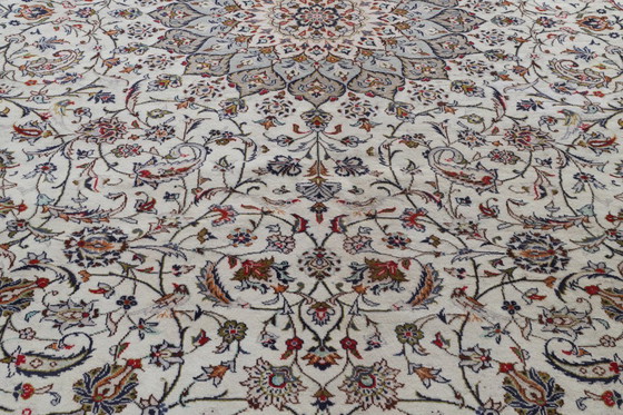 Image 1 of Tappeto persiano Kashan 4,02 x 3,00 Tappeto orientale pregiato n. 24637