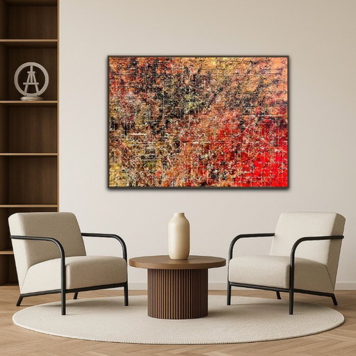 Inner Earth, Acrylic 120 x 90 cm