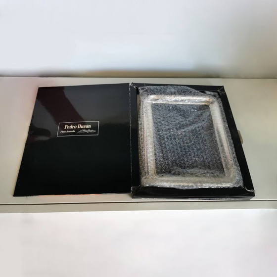 Image 1 of Grande cornice d'argento con scatola originale - Pedro Duran