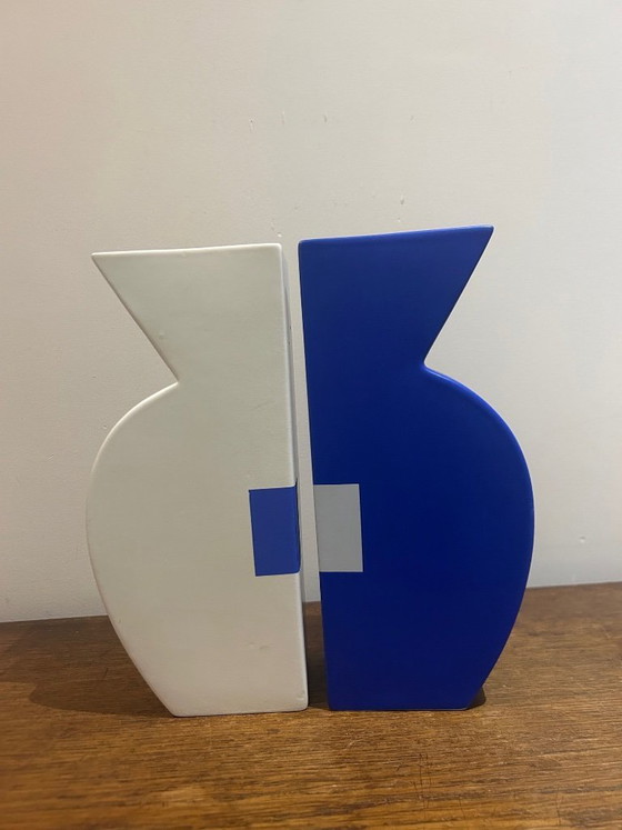 Image 1 of Paar Memphis-Keramikvasen