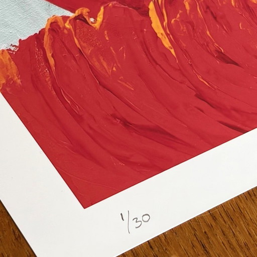 Feliz cumpleaños – Impresión artística de edición limitada (30 x 30 cm), firmada y numerada, incluye certificado.