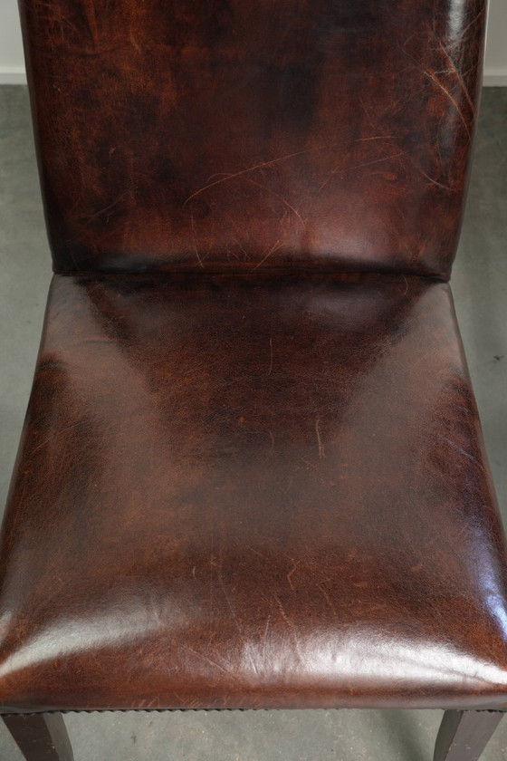 6x prachtige karaktervolle schapenleren eetkamerstoelen met de mooiste kleuren en een tijdloos design (photo 8 of 17)