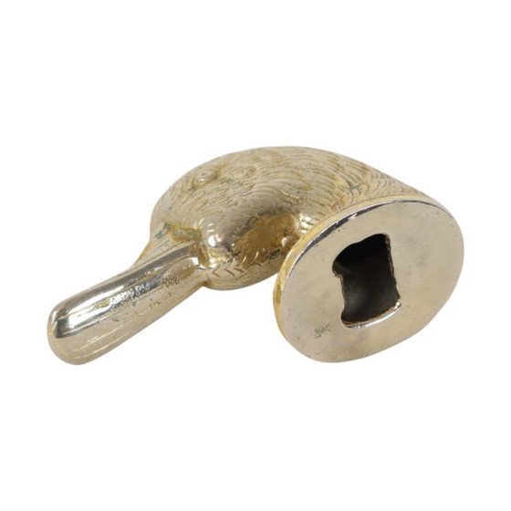 Image 1 of Vintage Metalen Flessenopener Eend