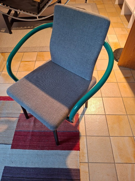 Image 1 of Chaise Mandarin d'Ettore Sottsass pour Knoll, verte