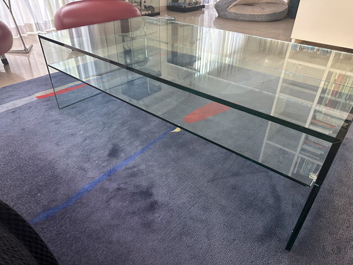 Fratina Due coffee table clear glass