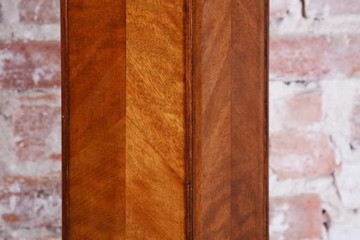 Restored Art Deco Pedestal, Spruce, Oak, Mahogany, Czech, 1920s – zuil, Wood (photo 2 of 7)