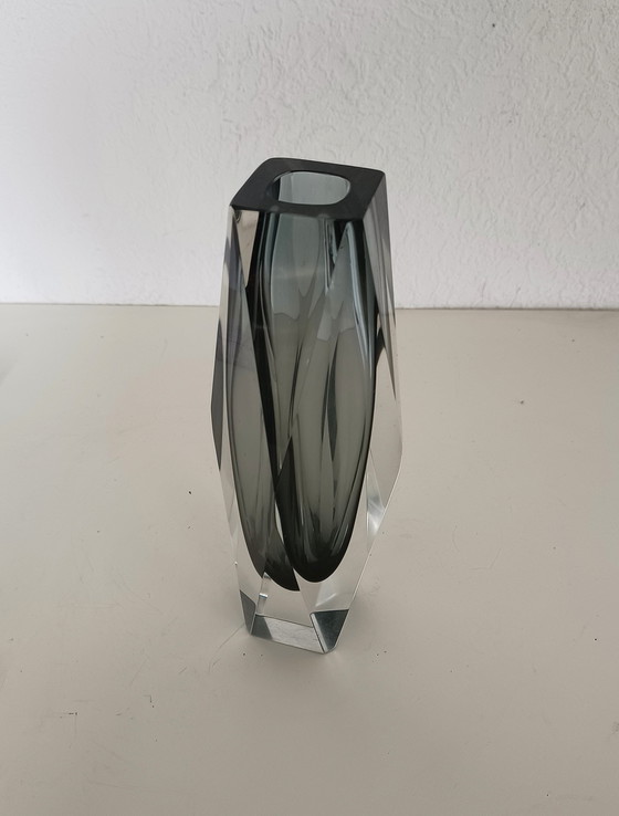 Image 1 of Jarrón Sommerso de Murano en gris