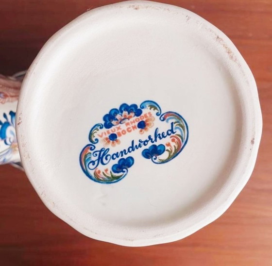 Image 1 of Unieke Kastelenset Vieux Rhodes Boch pauwen en vogels 