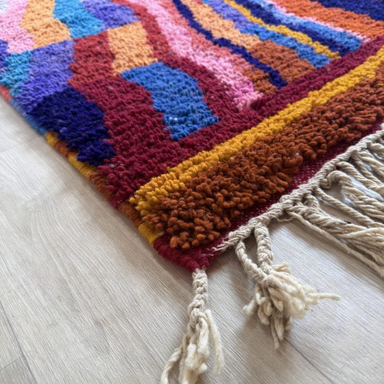 Bunter Berberwollteppich 250/150 – Teppiche & Läufer, Wool (photo 4 of 6)