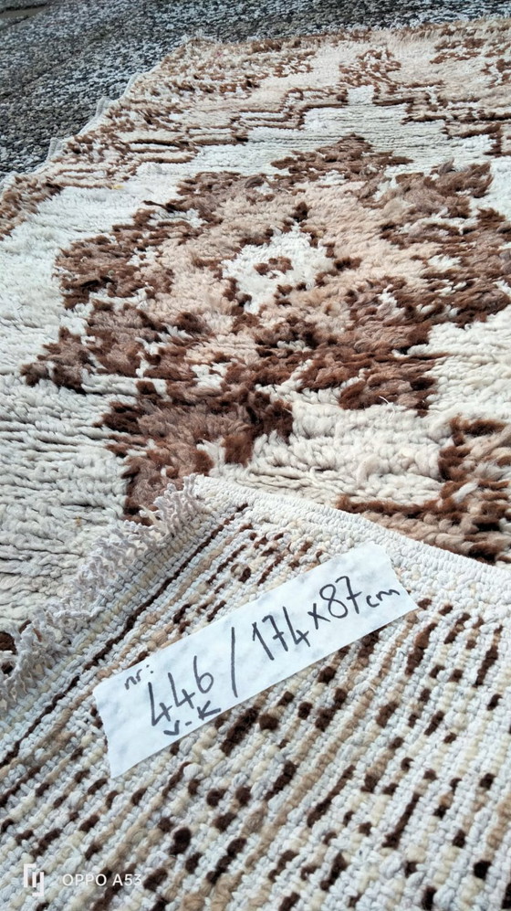 Image 1 of Handgeknoopt Berber kleed wol 174x87cm