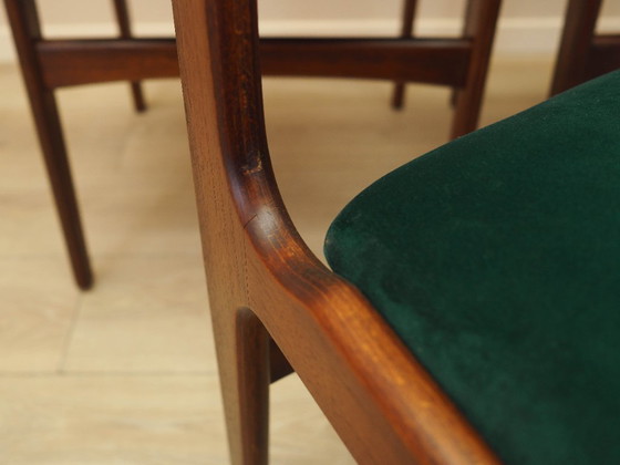 Image 1 of Set of six teak chairs, Danish design, 1970s, production: Denmark