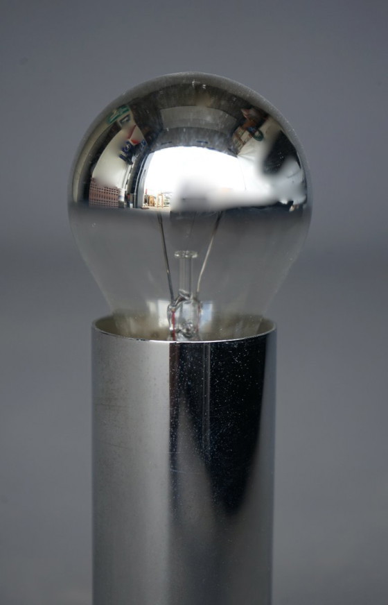 Image 1 of Lámpara de techo cromada Space Age de Rolf Krüger para Staff, 1970