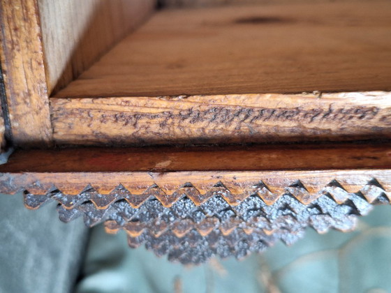 Image 1 of Scatola di legno Tramp Art