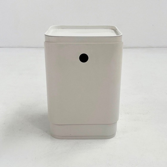Image 1 of White Laundry Bin by Anna Castelli for Kartell, 1970s
